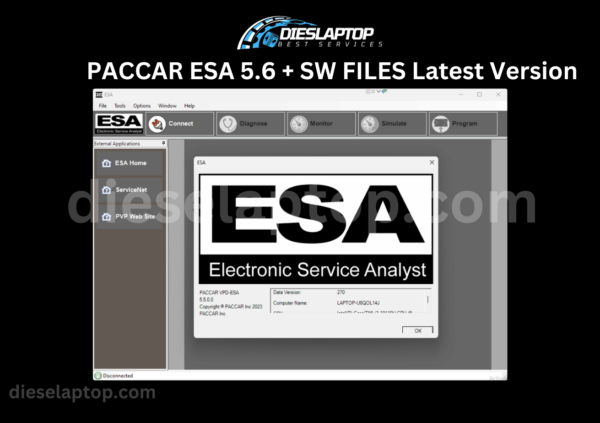 PACCAR ESA 5.6 + SW FILES Latest Version